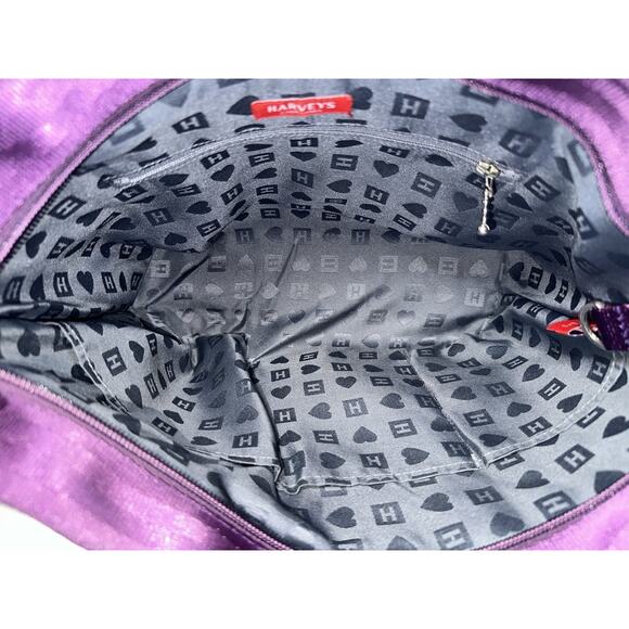 Harveys Seatbelt Bag Streamline Tote Purse Handbag Crossbody Purple - Picture 7 of 8